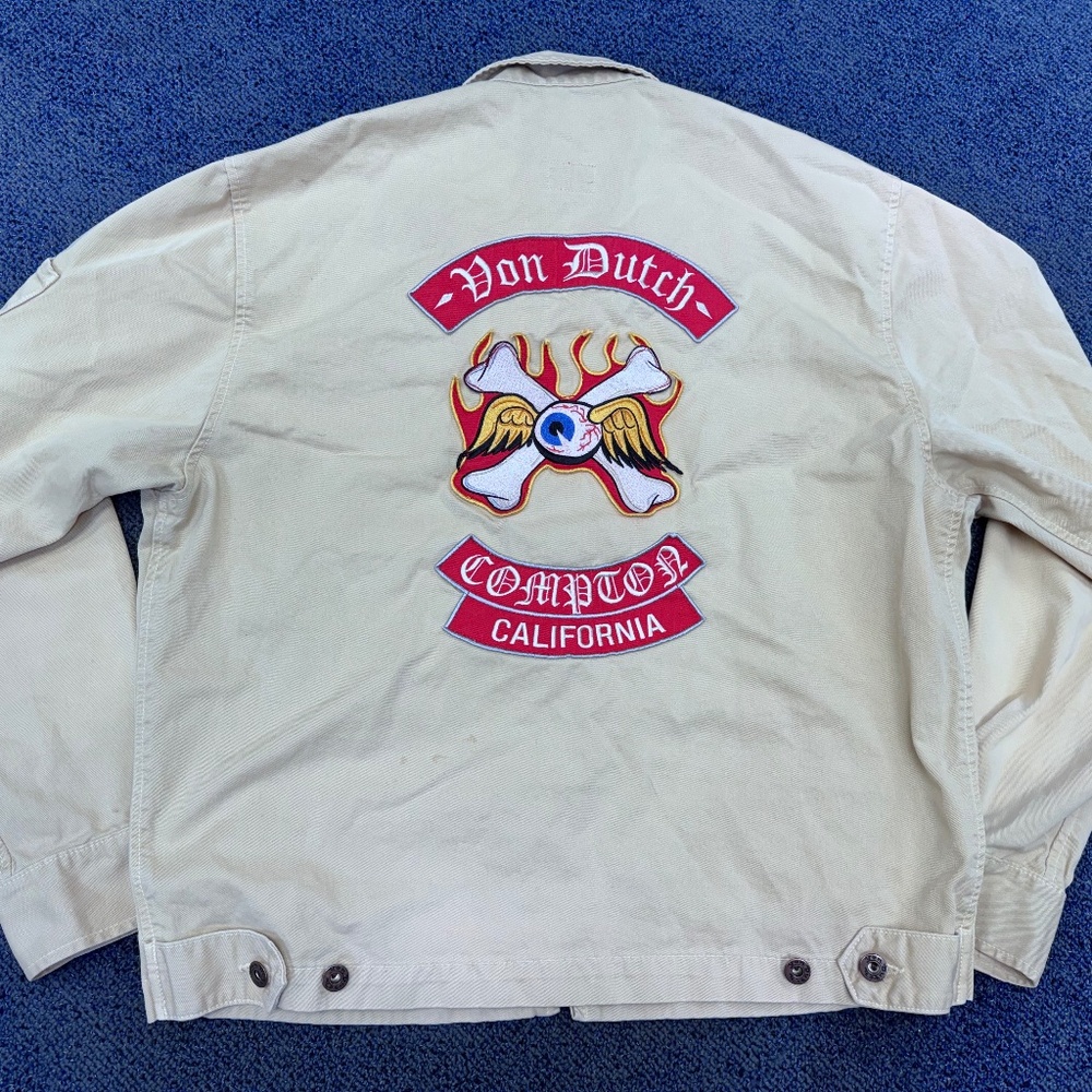 Mens Von Dutch Zip Up Jacket Size M - Runs Large